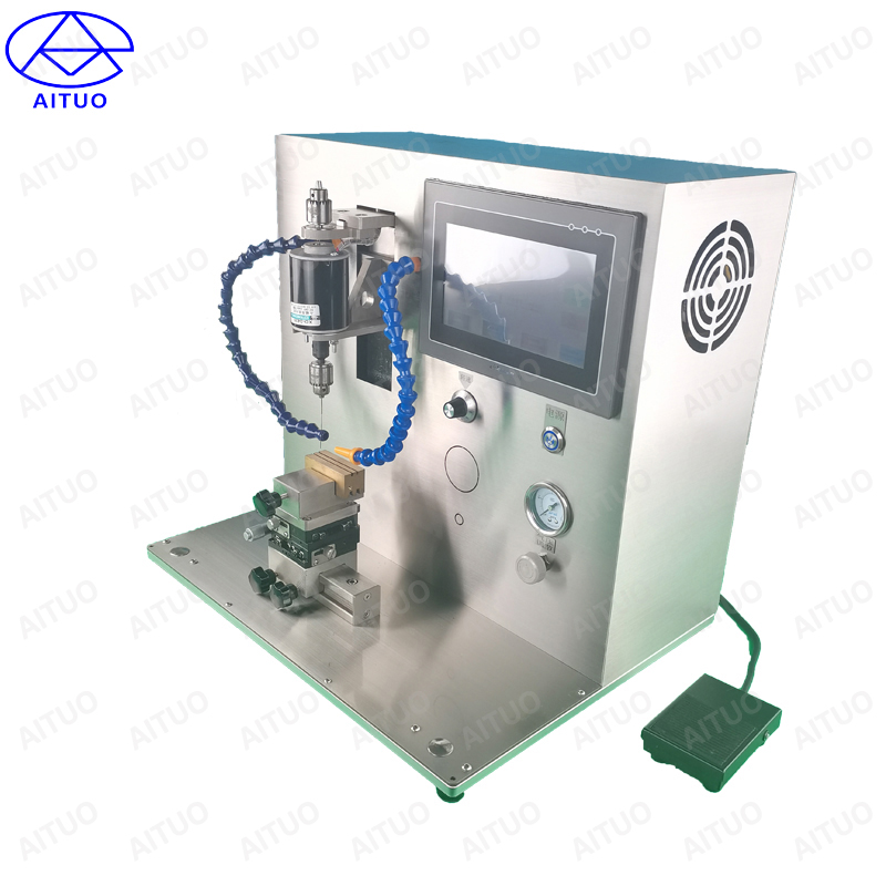 AM20101 Medical catheter tube hole punching machine