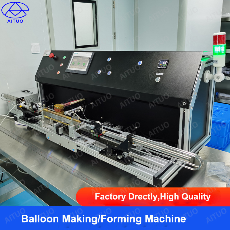 Medical balloon forming machine